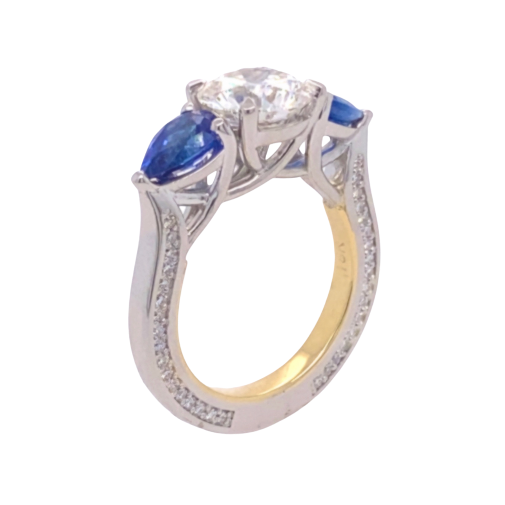 gia ceylon sapphire and diamond ring